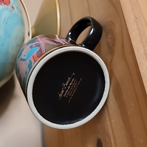 Vintage Laurel Burch Familia del Mundo coffee  tea mug 1988 - Picture 6 of 14